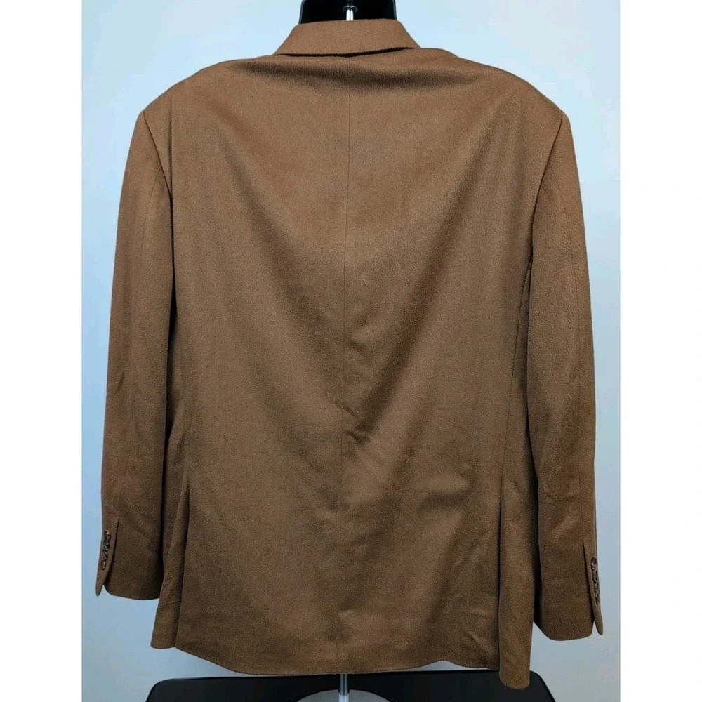 Black Brown 1826 Lord & Taylor Cashmere Blazer 44R Sport Coat‎ Jacket Brown